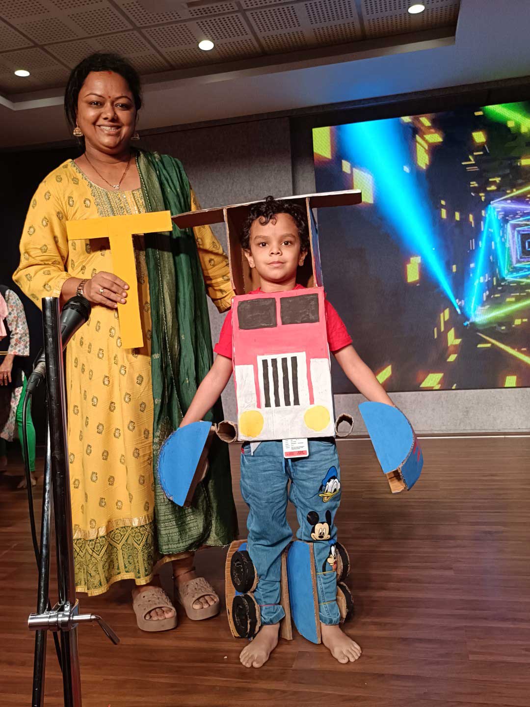 Parent Child Alphabet Ramp Walk